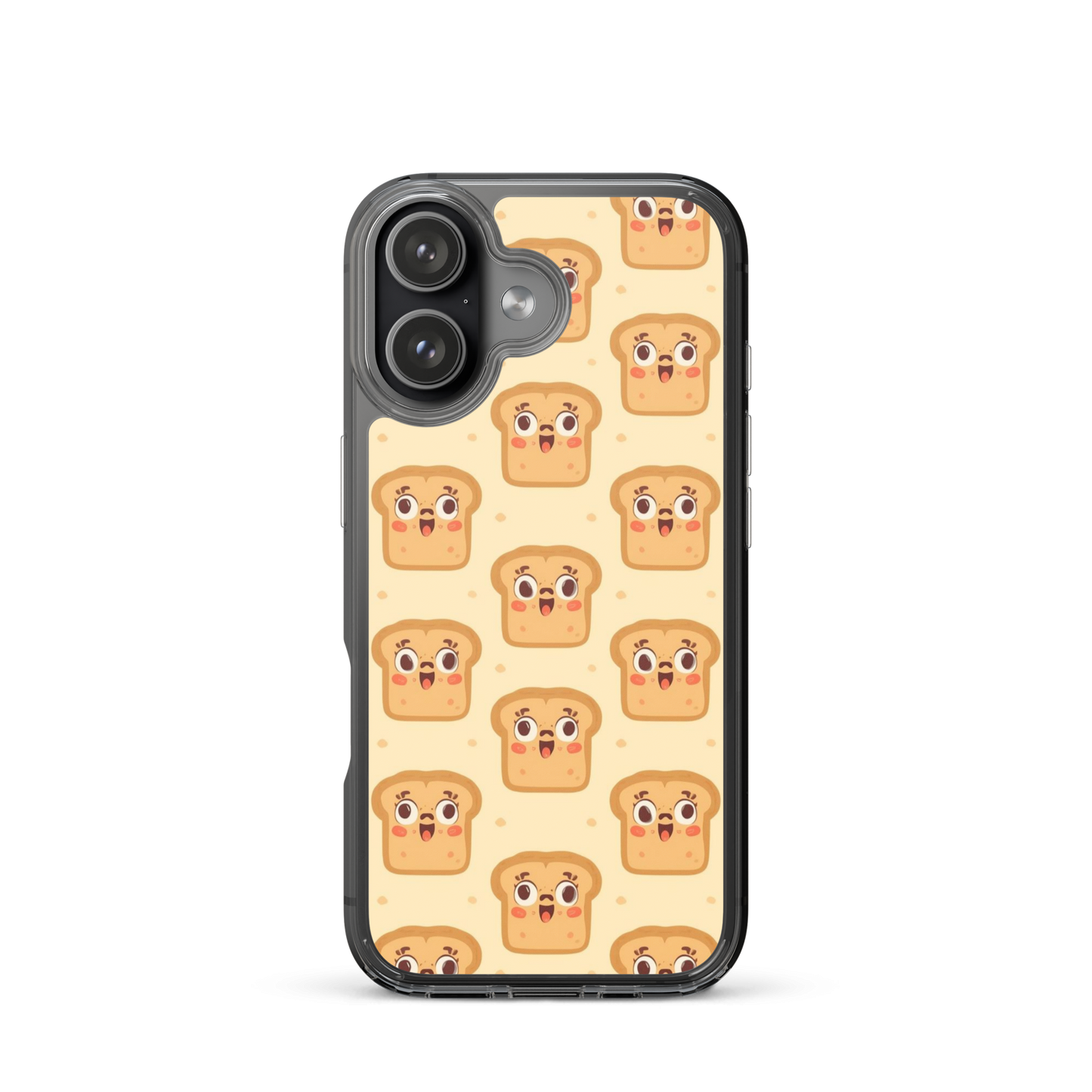 Funny Bread Faces Clear Case for iPhone® iPhone 17 Bags & Accessories > Phone Cases ZomaModa