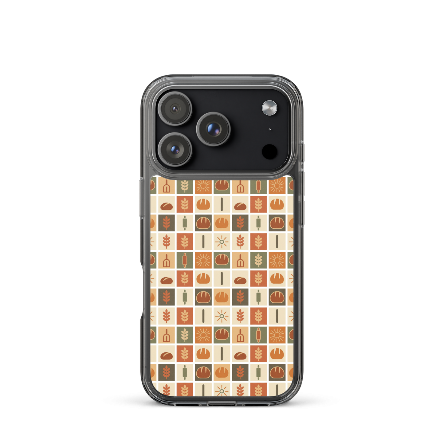 Retro Bread Stamp Clear Case for iPhone® iPhone 17 Pro Bags & Accessories > Phone Cases ZomaModa