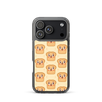 Funny Bread Faces Clear Case for iPhone® iPhone 17 Pro Bags & Accessories > Phone Cases ZomaModa