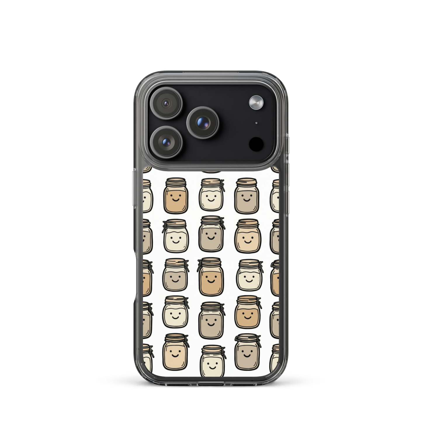 Cute Sourdough Starter Jars Clear Case for iPhone® iPhone 17 Pro Bags & Accessories > Phone Cases ZomaModa