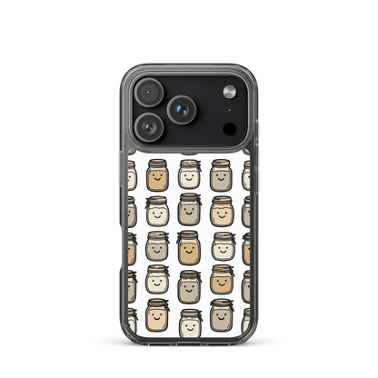 Cute Sourdough Starter Jars Clear Case for iPhone® iPhone 17 Pro Bags & Accessories > Phone Cases ZomaModa