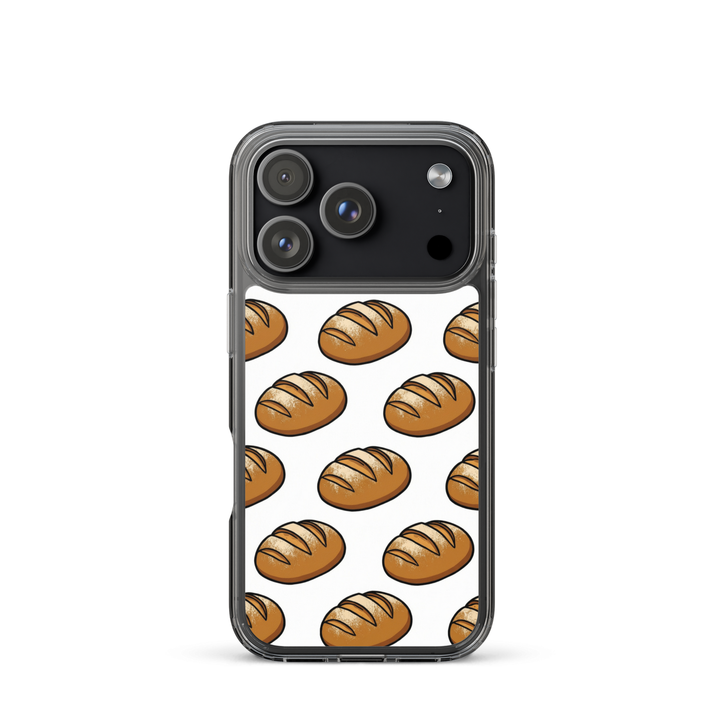 Floating Sourdough Loaves Pattern Clear Case for iPhone® iPhone 17 Pro Bags & Accessories > Phone Cases ZomaModa