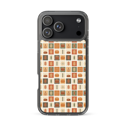 Retro Bread Stamp Clear Case for iPhone® iPhone 17 Pro Max Bags & Accessories > Phone Cases ZomaModa