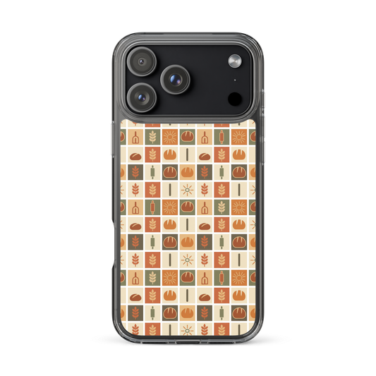 Retro Bread Stamp Clear Case for iPhone® iPhone 17 Pro Max Bags & Accessories > Phone Cases ZomaModa