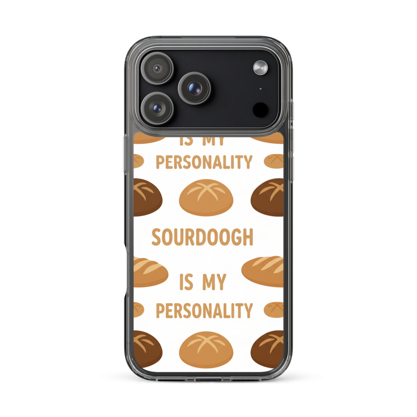 Sourdough Is My Personality Clear Case for iPhone® iPhone 17 Pro Max Bags & Accessories > Phone Cases ZomaModa