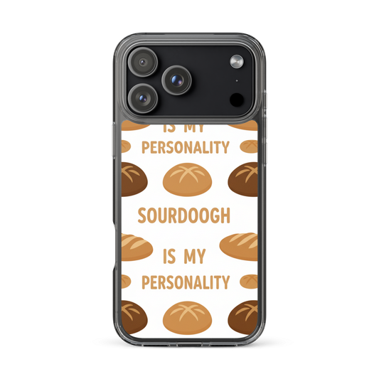 Sourdough Is My Personality Clear Case for iPhone® iPhone 17 Pro Max Bags & Accessories > Phone Cases ZomaModa