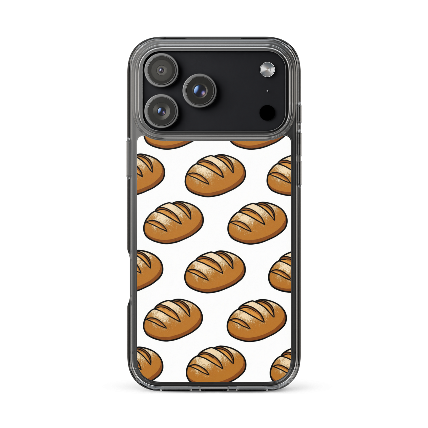 Floating Sourdough Loaves Pattern Clear Case for iPhone® iPhone 17 Pro Max Bags & Accessories > Phone Cases ZomaModa