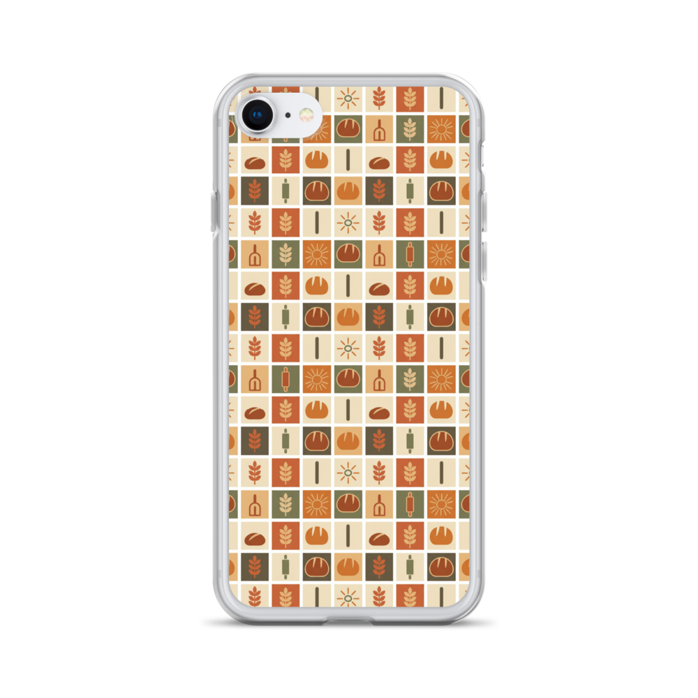 Retro Bread Stamp Clear Case for iPhone® iPhone 7 8 Bags & Accessories > Phone Cases ZomaModa