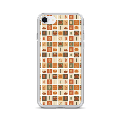 Retro Bread Stamp Clear Case for iPhone® iPhone 7 8 Bags & Accessories > Phone Cases ZomaModa