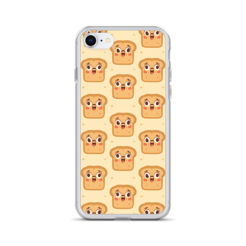 Funny Bread Faces Clear Case for iPhone® iPhone 7 8 Bags & Accessories > Phone Cases ZomaModa