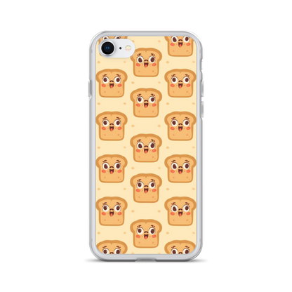 Funny Bread Faces Clear Case for iPhone® iPhone 7 8 Bags & Accessories > Phone Cases ZomaModa