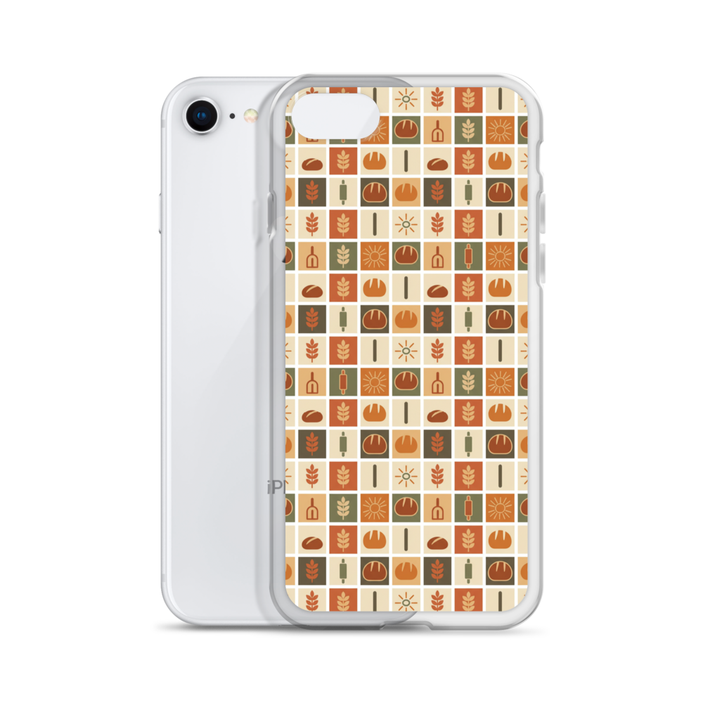 Retro Bread Stamp Clear Case for iPhone® Bags & Accessories > Phone Cases ZomaModa