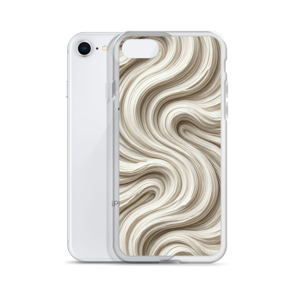 Minimal Flour Swirl Baking Clear Case for iPhone® Bags & Accessories > Phone Cases ZomaModa