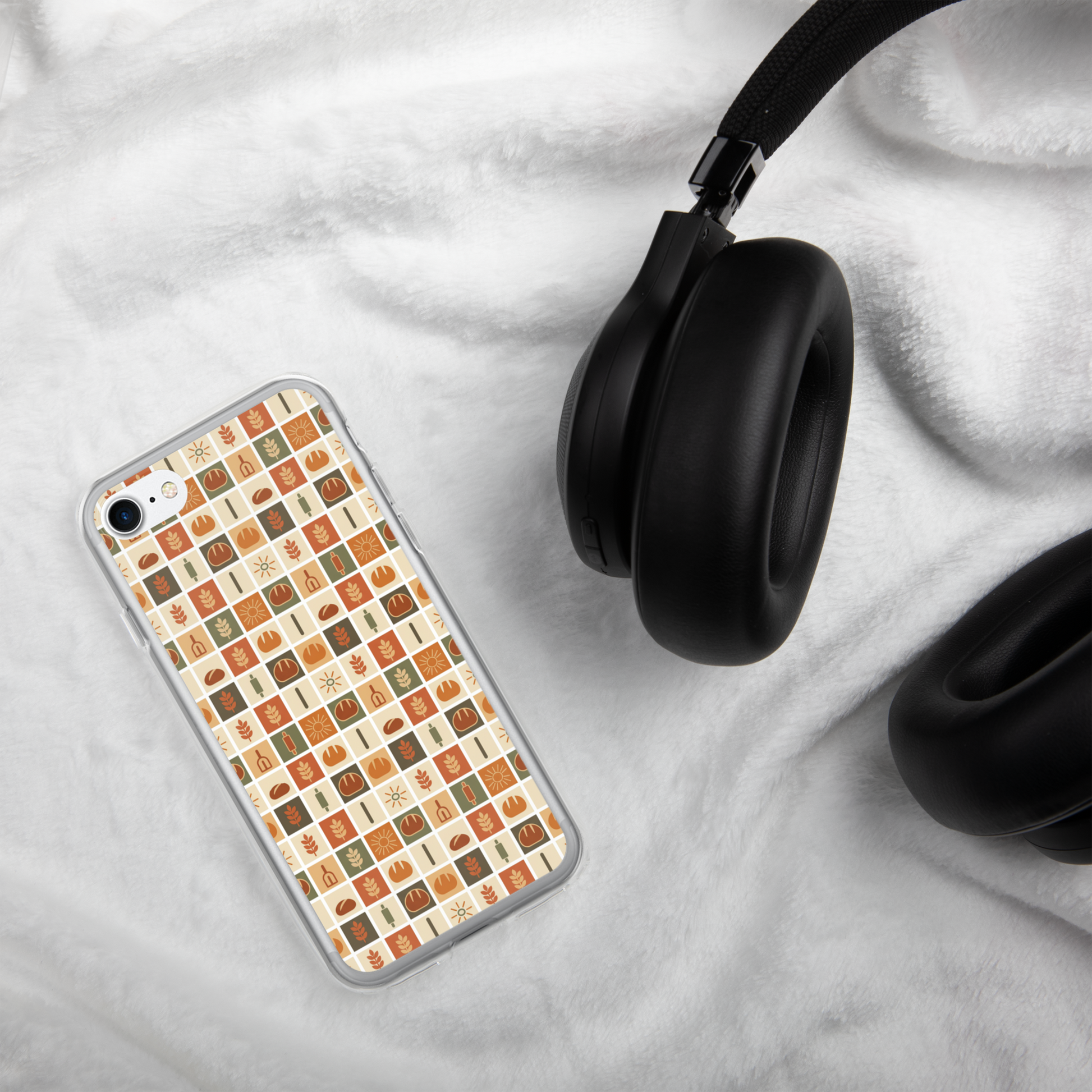 Retro Bread Stamp Clear Case for iPhone® Bags & Accessories > Phone Cases ZomaModa