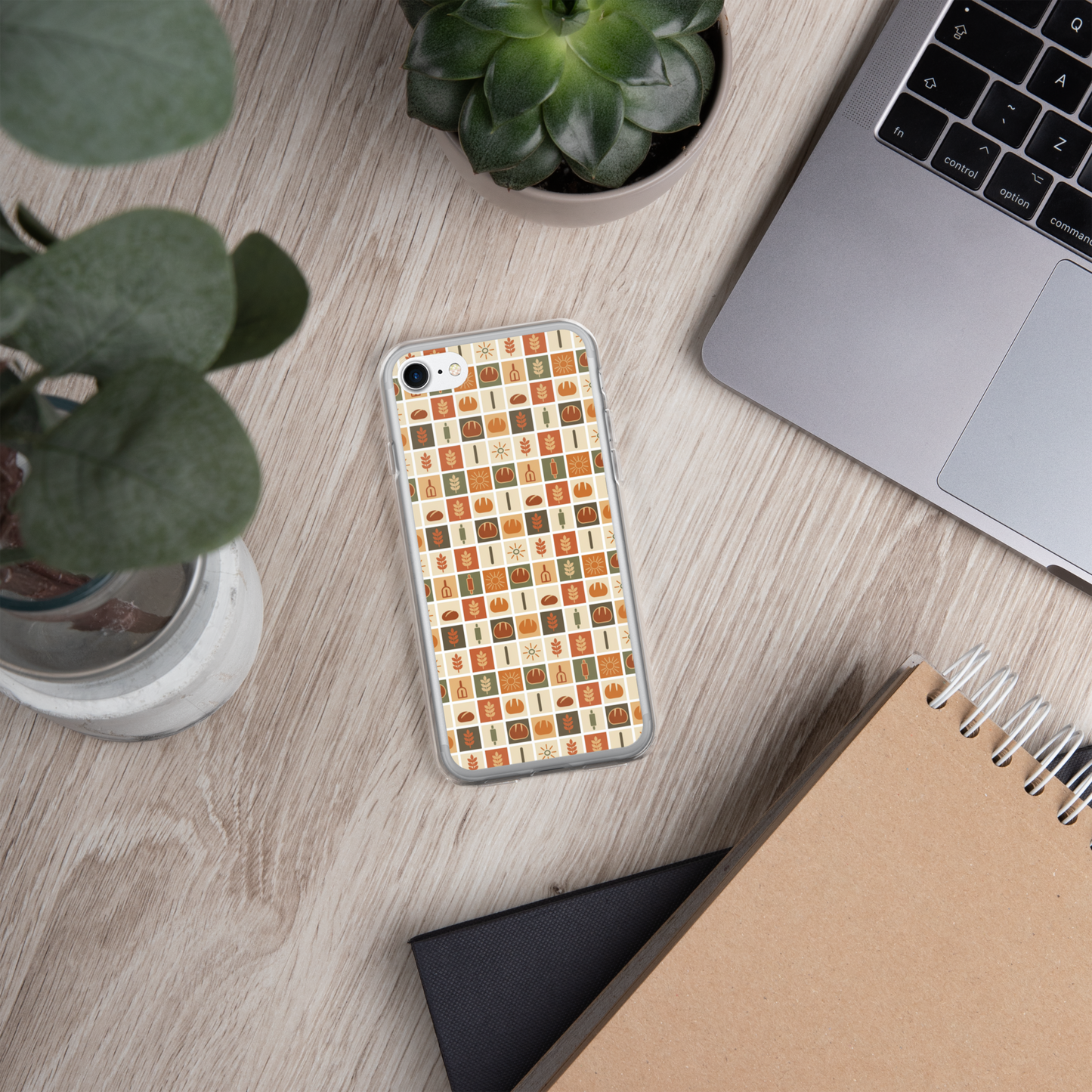 Retro Bread Stamp Clear Case for iPhone® Bags & Accessories > Phone Cases ZomaModa