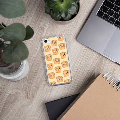 Funny Bread Faces Clear Case for iPhone® Bags & Accessories > Phone Cases ZomaModa