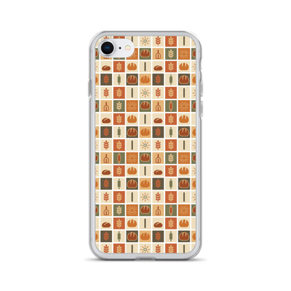 Retro Bread Stamp Clear Case for iPhone® iPhone SE Bags & Accessories > Phone Cases ZomaModa
