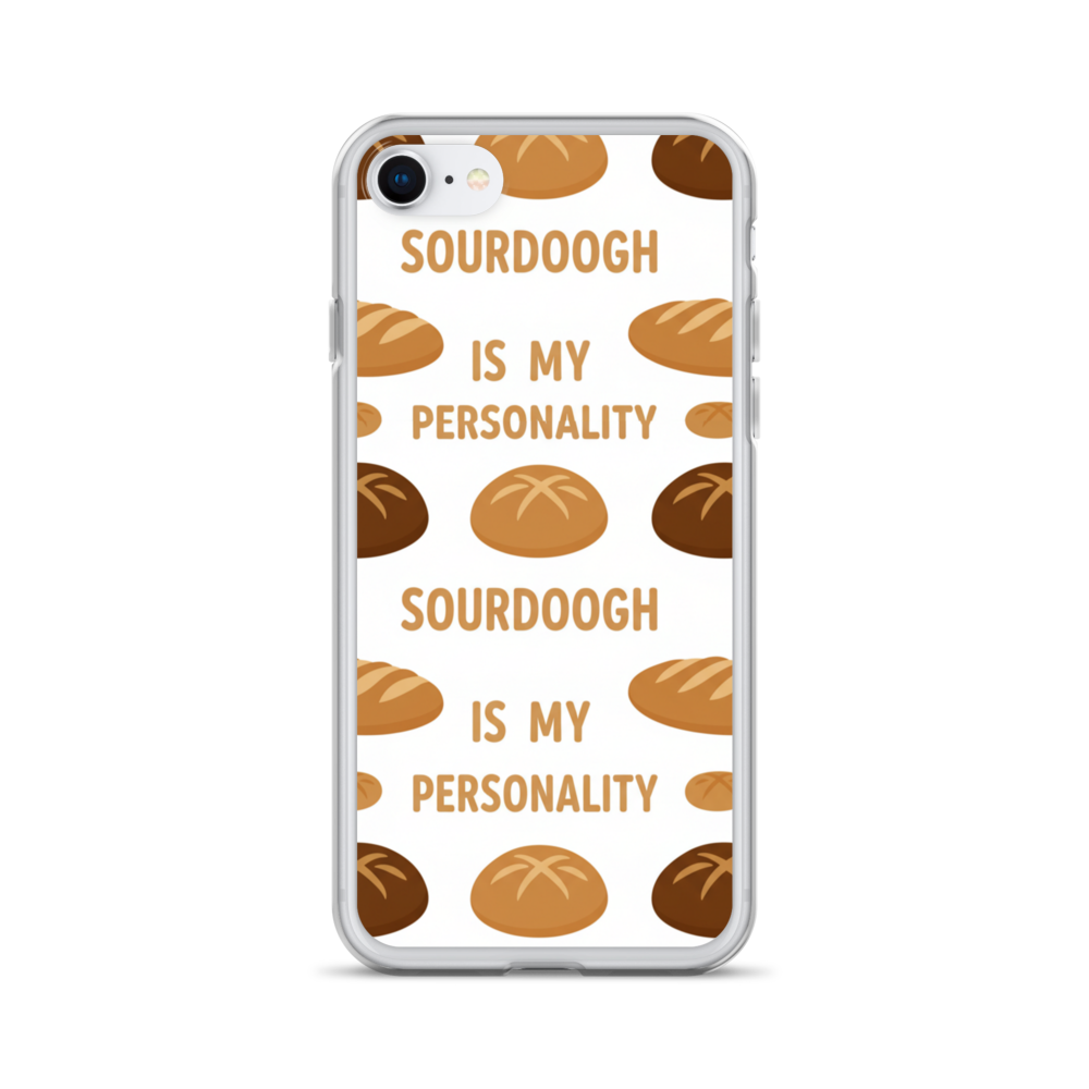 Sourdough Is My Personality Clear Case for iPhone® iPhone SE Bags & Accessories > Phone Cases ZomaModa