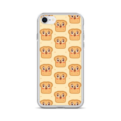 Funny Bread Faces Clear Case for iPhone® iPhone SE Bags & Accessories > Phone Cases ZomaModa