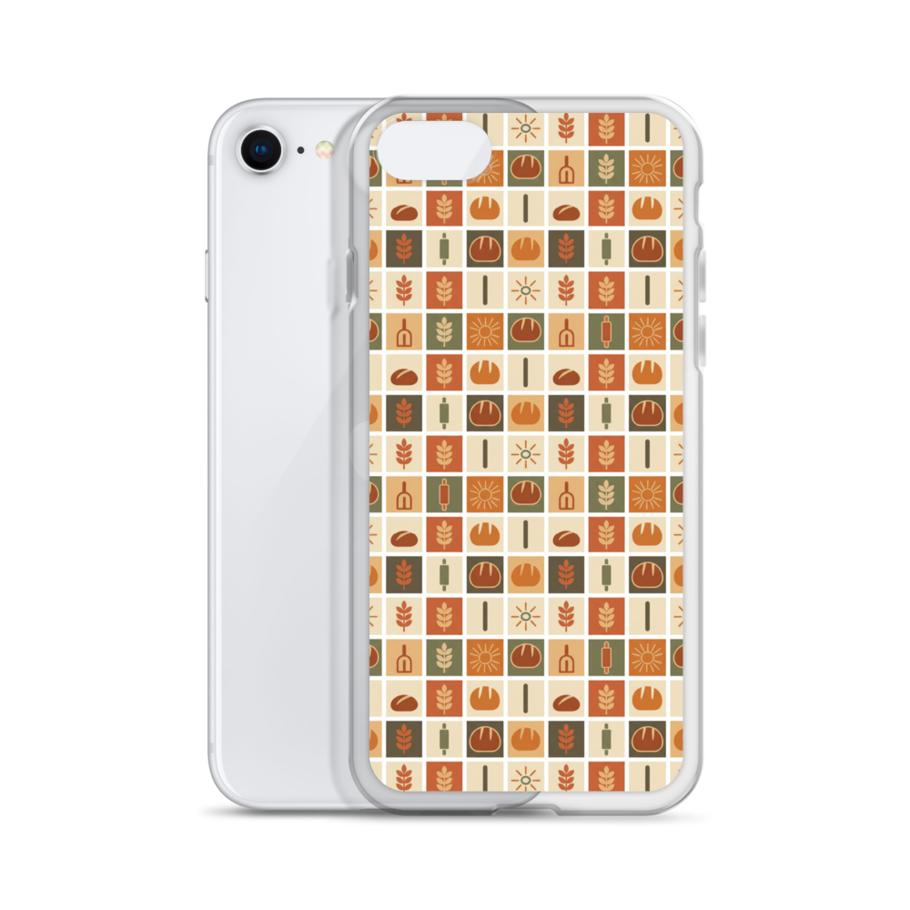 Retro Bread Stamp Clear Case for iPhone® Bags & Accessories > Phone Cases ZomaModa