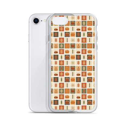 Retro Bread Stamp Clear Case for iPhone® Bags & Accessories > Phone Cases ZomaModa