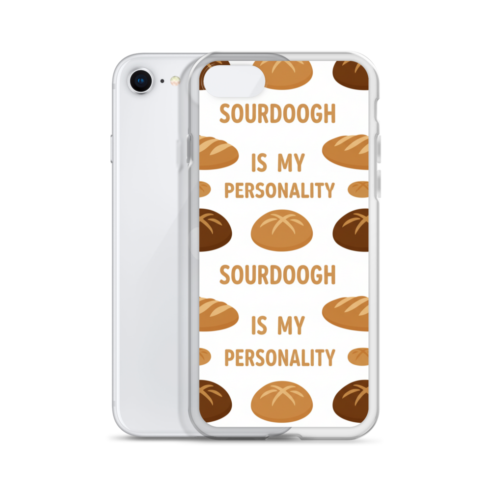 Sourdough Is My Personality Clear Case for iPhone® Bags & Accessories > Phone Cases ZomaModa