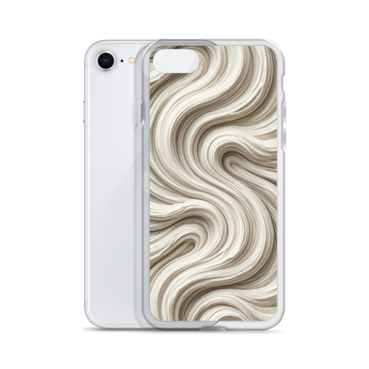 Minimal Flour Swirl Baking Clear Case for iPhone® Bags & Accessories > Phone Cases ZomaModa