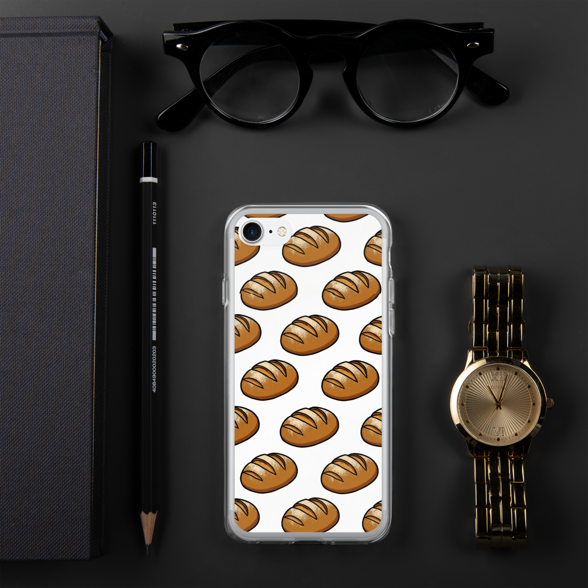 Floating Sourdough Loaves Pattern Clear Case for iPhone® Bags & Accessories > Phone Cases ZomaModa