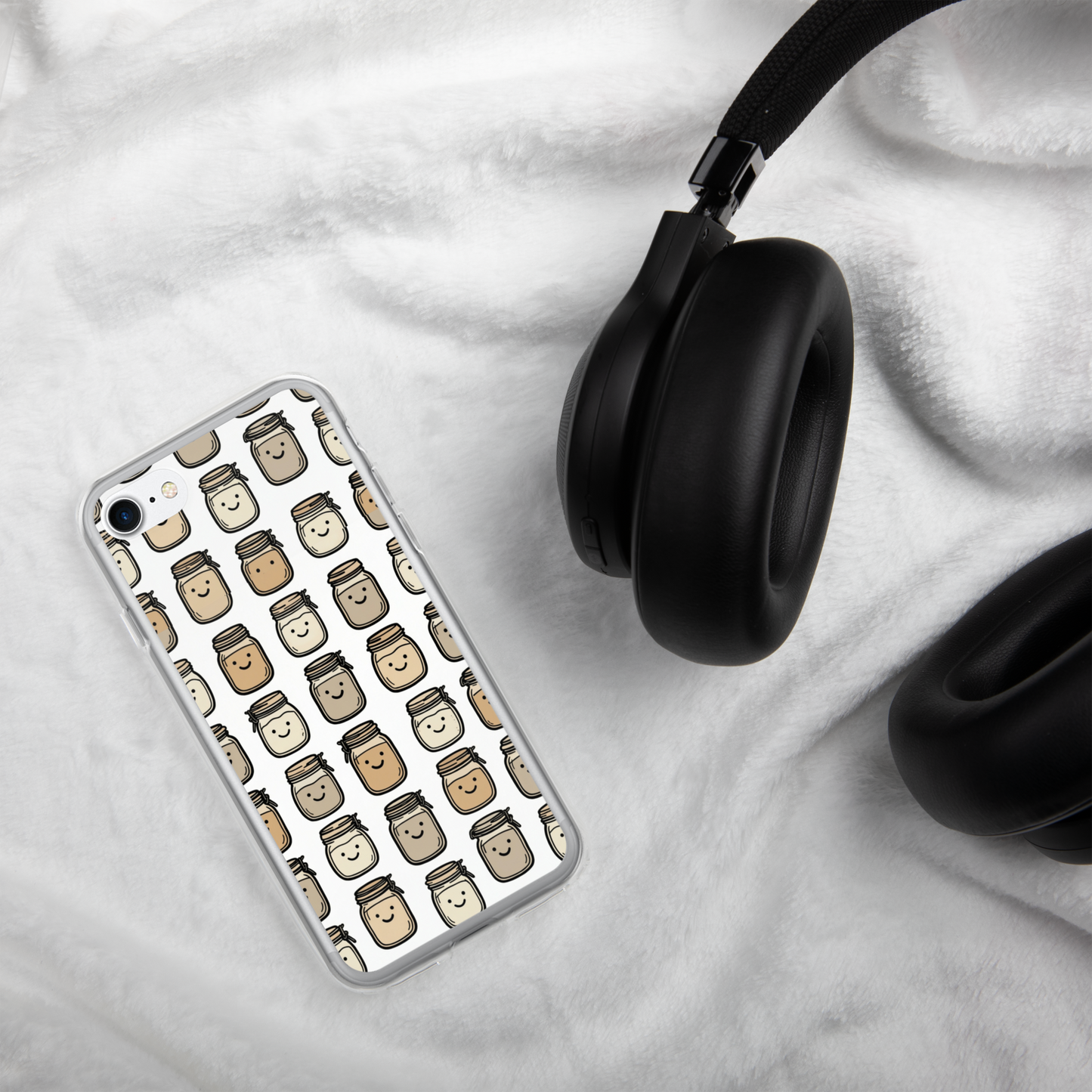 Cute Sourdough Starter Jars Clear Case for iPhone® Bags & Accessories > Phone Cases ZomaModa