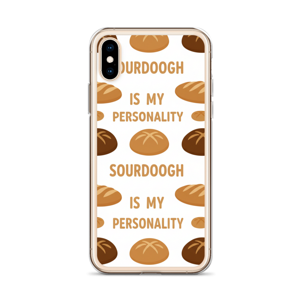 Sourdough Is My Personality Clear Case for iPhone® Bags & Accessories > Phone Cases ZomaModa