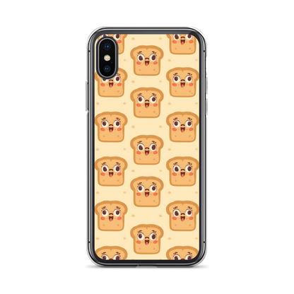 Funny Bread Faces Clear Case for iPhone® iPhone X XS Bags & Accessories > Phone Cases ZomaModa