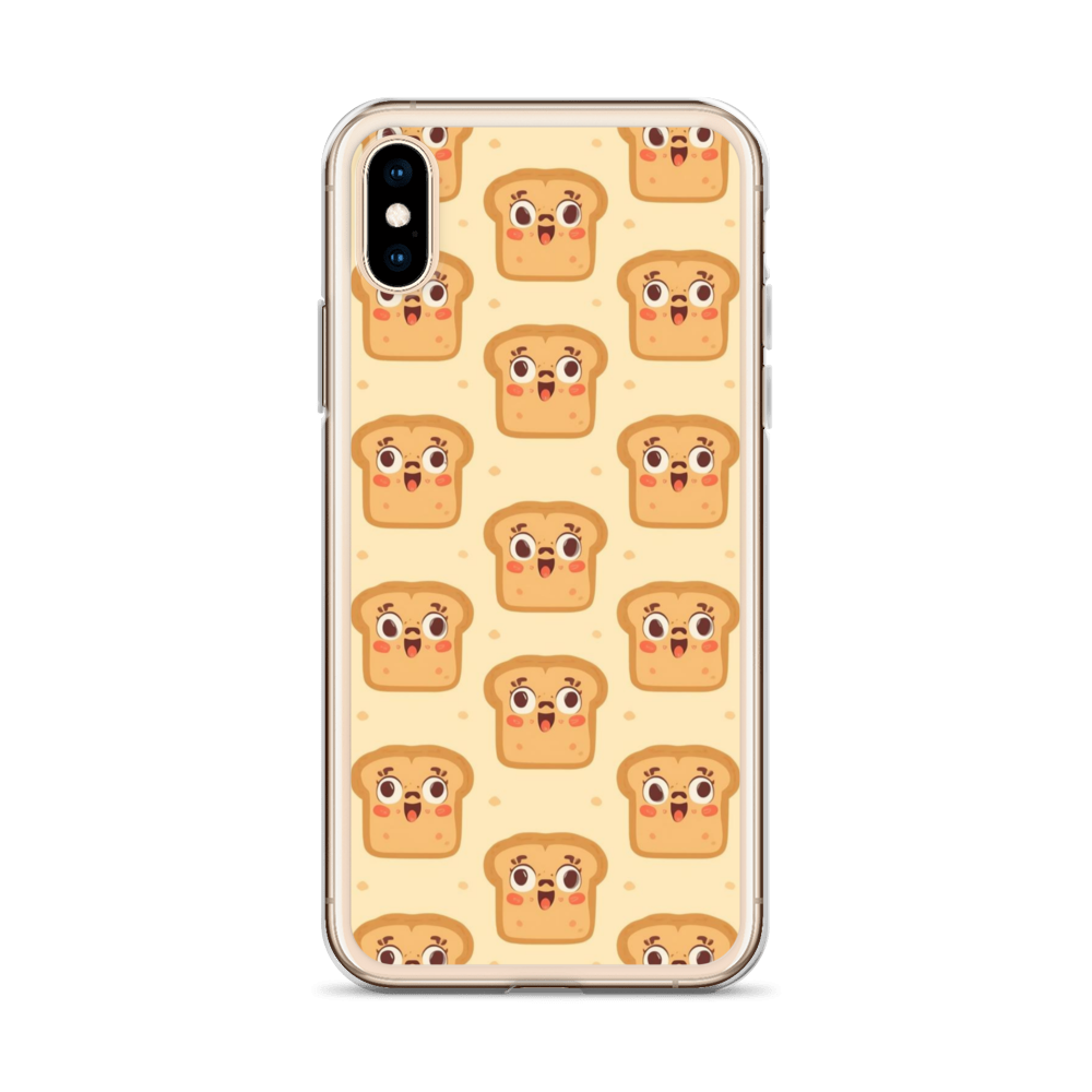 Funny Bread Faces Clear Case for iPhone® Bags & Accessories > Phone Cases ZomaModa