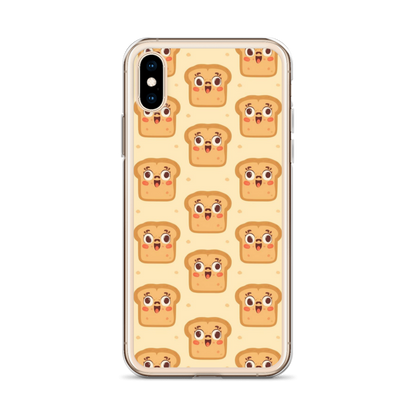 Funny Bread Faces Clear Case for iPhone® Bags & Accessories > Phone Cases ZomaModa