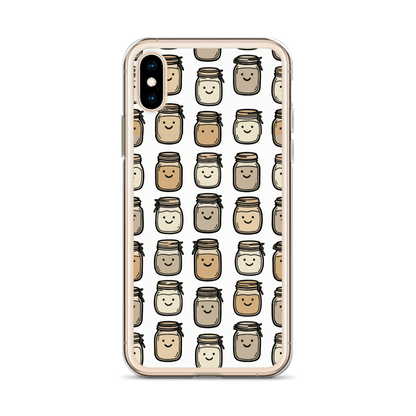 Cute Sourdough Starter Jars Clear Case for iPhone® Bags & Accessories > Phone Cases ZomaModa