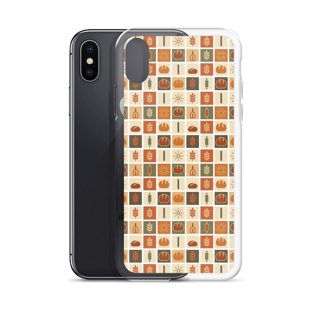Retro Bread Stamp Clear Case for iPhone® Bags & Accessories > Phone Cases ZomaModa