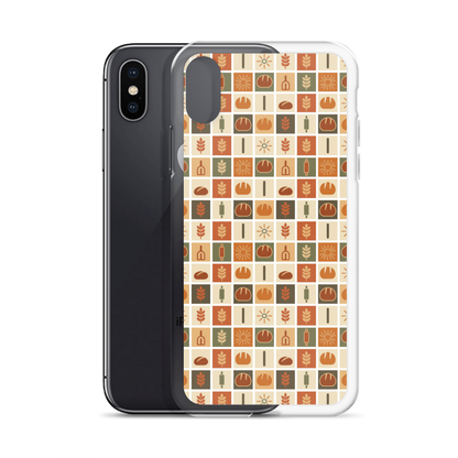 Retro Bread Stamp Clear Case for iPhone® Bags & Accessories > Phone Cases ZomaModa