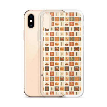 Retro Bread Stamp Clear Case for iPhone® Bags & Accessories > Phone Cases ZomaModa