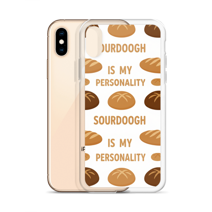 Sourdough Is My Personality Clear Case for iPhone® Bags & Accessories > Phone Cases ZomaModa