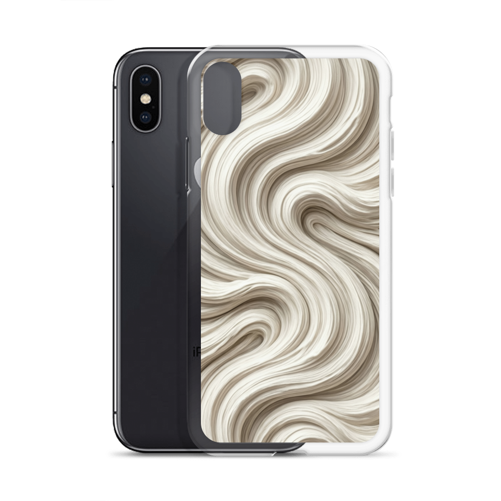 Minimal Flour Swirl Baking Clear Case for iPhone® Bags & Accessories > Phone Cases ZomaModa