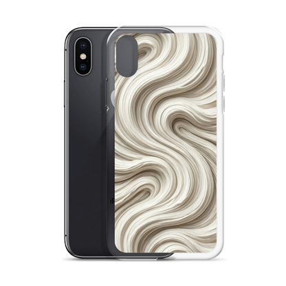 Minimal Flour Swirl Baking Clear Case for iPhone® Bags & Accessories > Phone Cases ZomaModa
