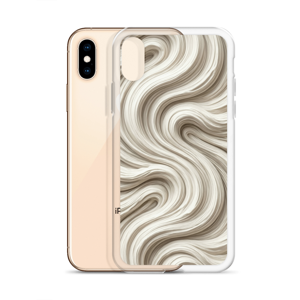 Minimal Flour Swirl Baking Clear Case for iPhone® Bags & Accessories > Phone Cases ZomaModa