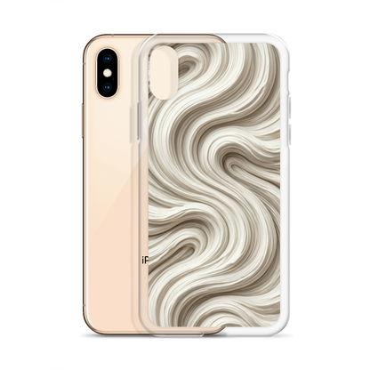 Minimal Flour Swirl Baking Clear Case for iPhone® Bags & Accessories > Phone Cases ZomaModa