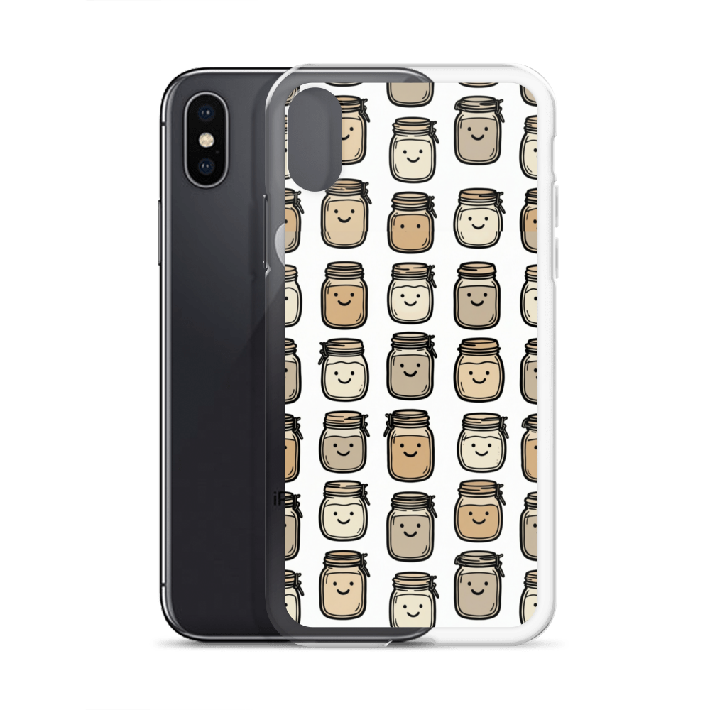 Cute Sourdough Starter Jars Clear Case for iPhone® Bags & Accessories > Phone Cases ZomaModa