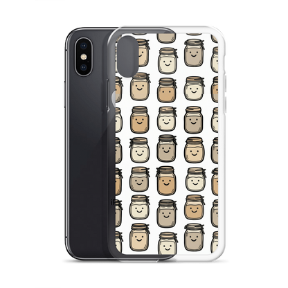 Cute Sourdough Starter Jars Clear Case for iPhone® Bags & Accessories > Phone Cases ZomaModa