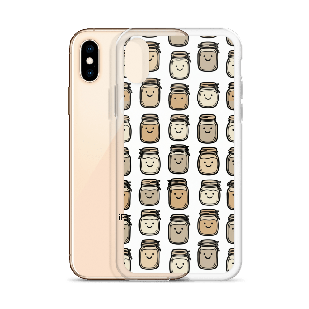 Cute Sourdough Starter Jars Clear Case for iPhone® Bags & Accessories > Phone Cases ZomaModa