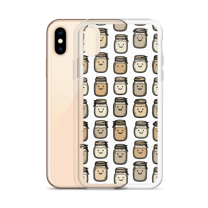 Cute Sourdough Starter Jars Clear Case for iPhone® Bags & Accessories > Phone Cases ZomaModa