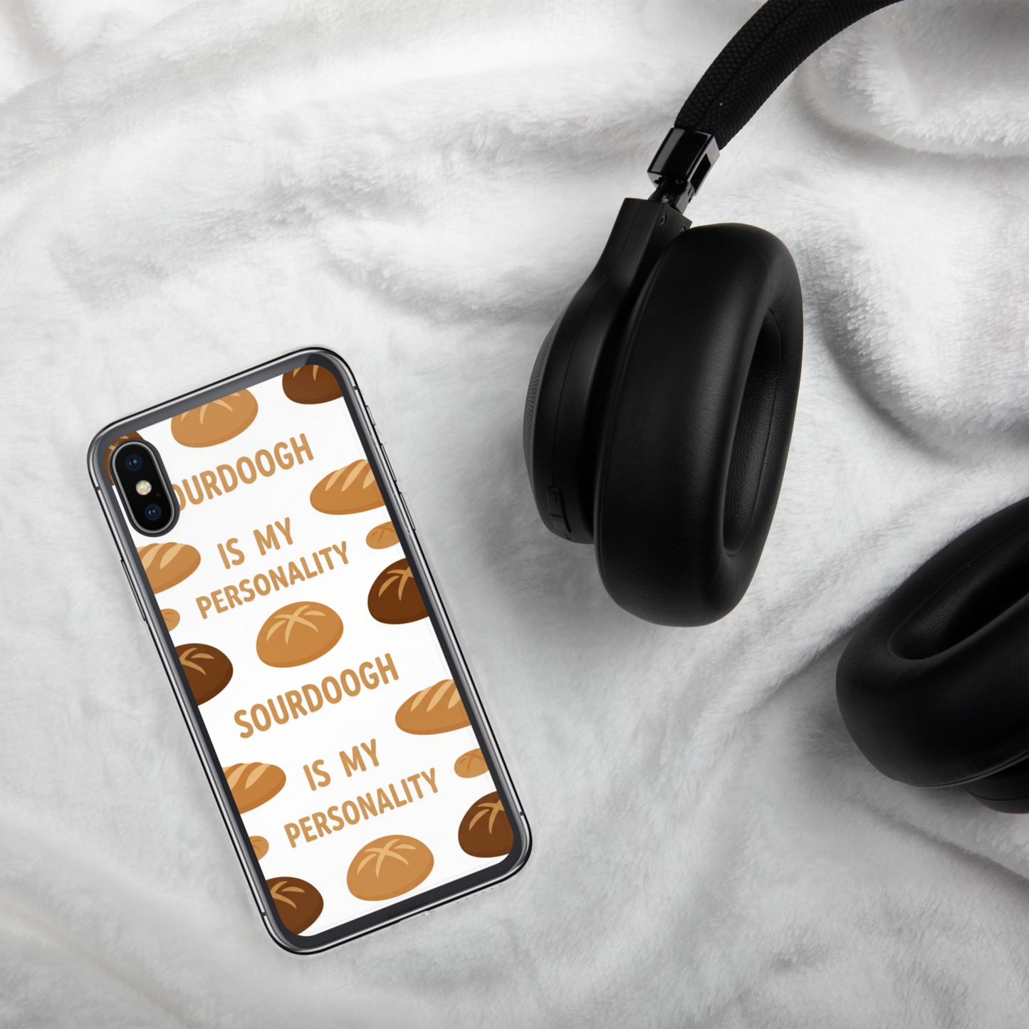 Sourdough Is My Personality Clear Case for iPhone® Bags & Accessories > Phone Cases ZomaModa