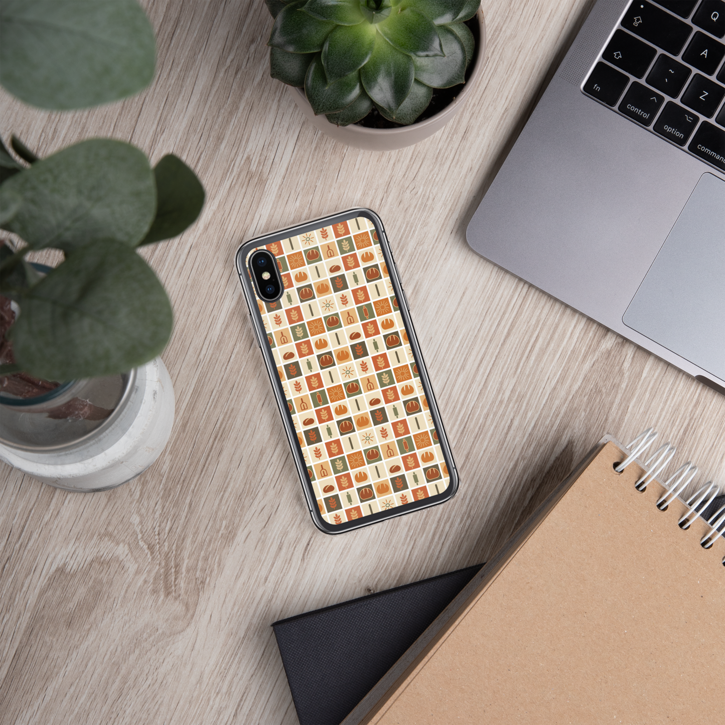 Retro Bread Stamp Clear Case for iPhone® Bags & Accessories > Phone Cases ZomaModa