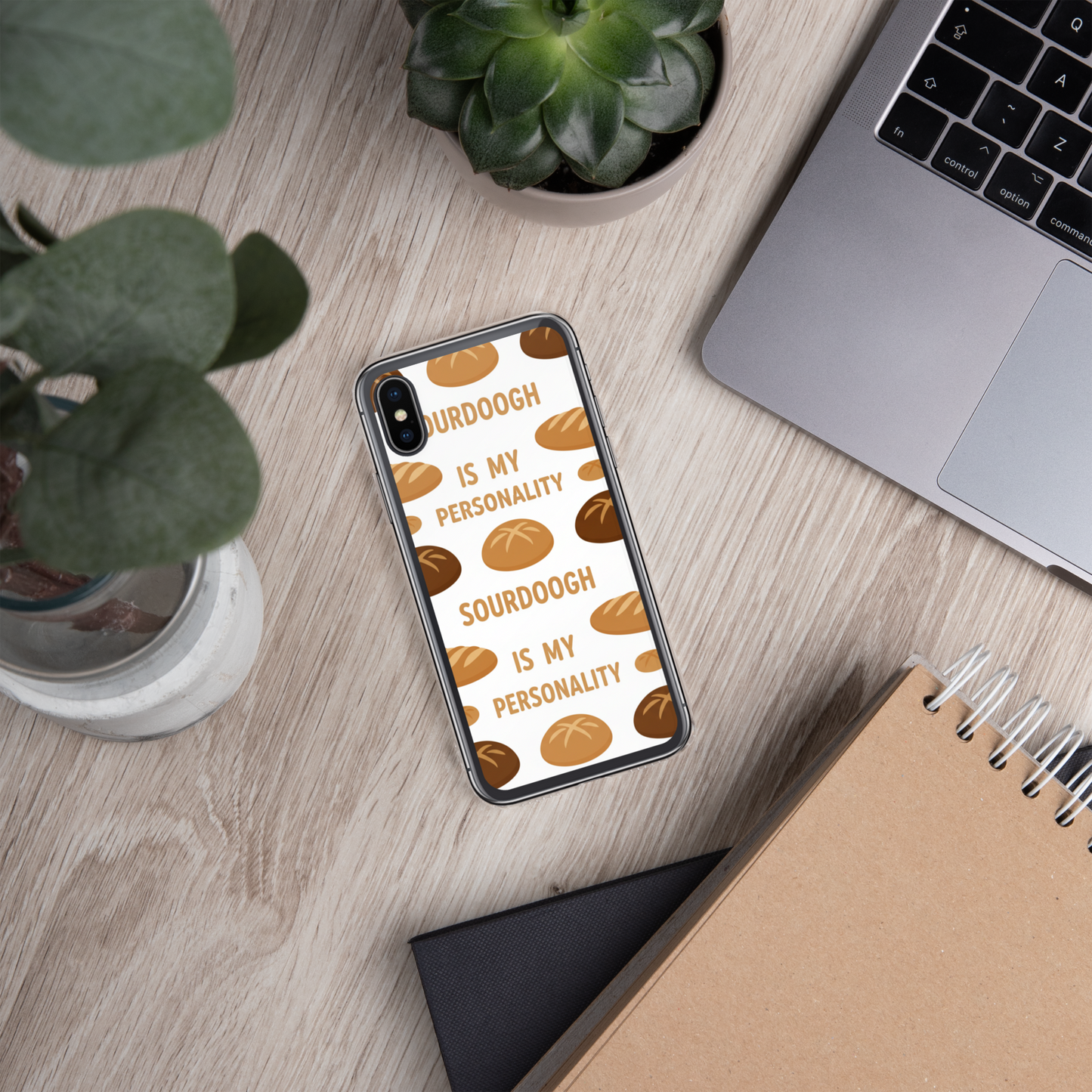 Sourdough Is My Personality Clear Case for iPhone® Bags & Accessories > Phone Cases ZomaModa