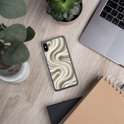 Minimal Flour Swirl Baking Clear Case for iPhone® Bags & Accessories > Phone Cases ZomaModa